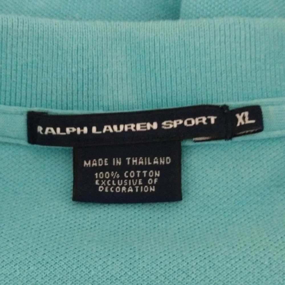 Ralph Lauren Sport boys allover polo embroidered print short sleeve Sz XL‎